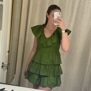 Adorable Green Mini Dress